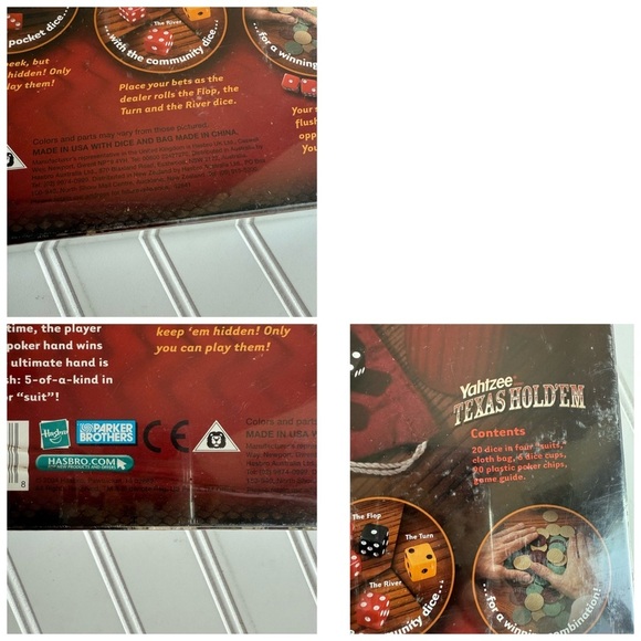 Hasbro Gaming Yahtzee Texas Hold'Em Board Game Brand New Parker Brothers - Picture 4 of 5